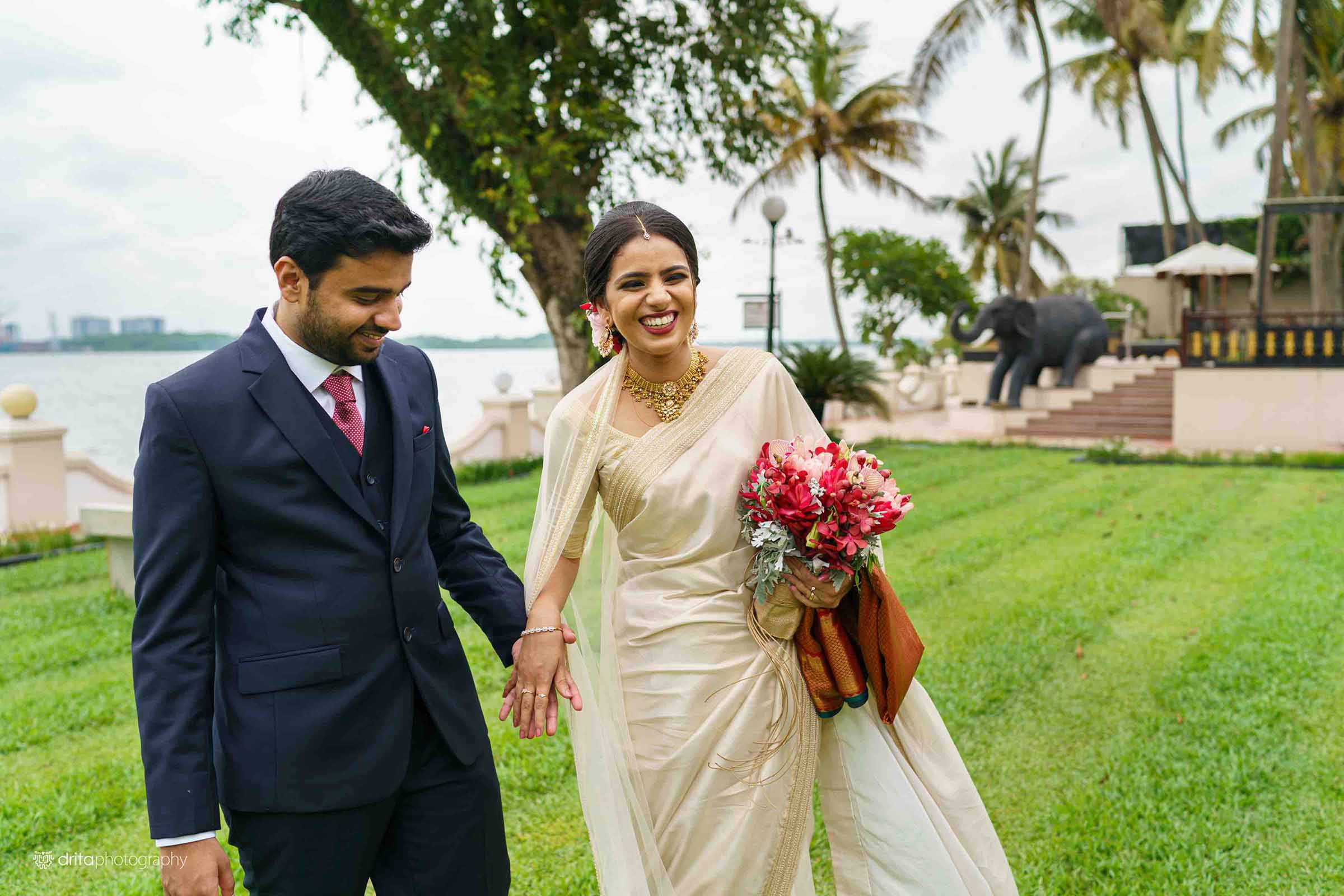 Maria and George wedding in Taj malabar kerala kochi